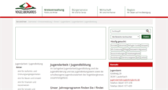 Desktop Screenshot of jugend.vogelsbergkreis.de